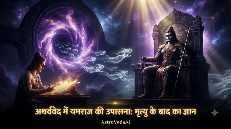 अथर्ववेद में यमराज उपासना: धर्म, संयम और ब्रह्मांडीय व्यवस्था के अधिपति