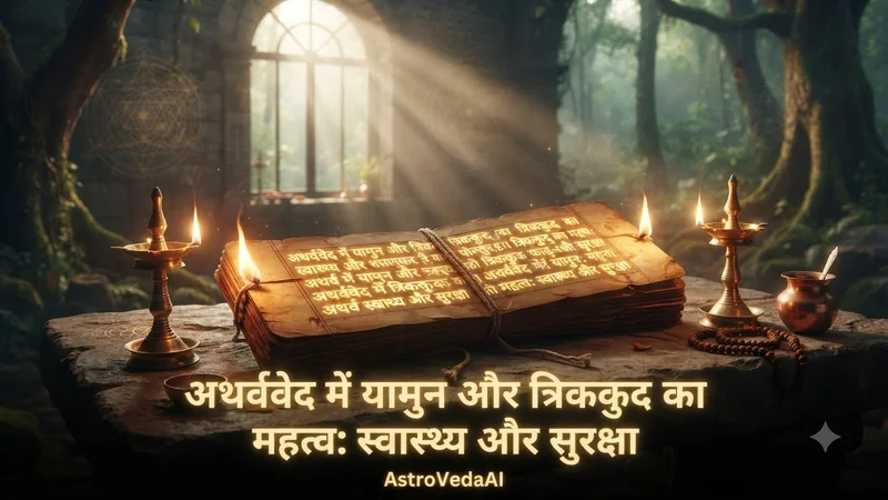 अथर्ववेद में यमुना और त्रिककुद् पर्वत: पवित्र नदियों और दिव्य ओषधियों का रहस्य