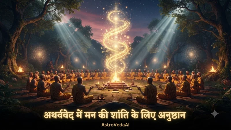 अथर्ववेद सम्मत मानसिक शांति अनुष्ठान: गृह-शांति, हवन और रक्षा-विधान