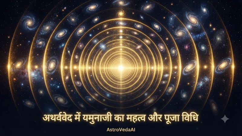 अथर्ववेद सम्मत यमुना पूजन विधि: जल तर्पण, यम-भय निवारण और आरोग्य लाभ