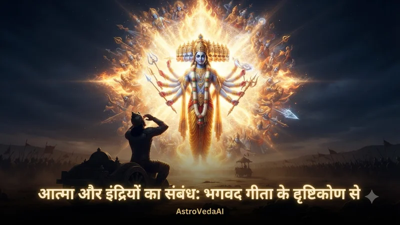 भगवद्गीता में आत्मा और इंद्रियों का संबंध: मन के रथ पर सवार चेतना का रहस्य