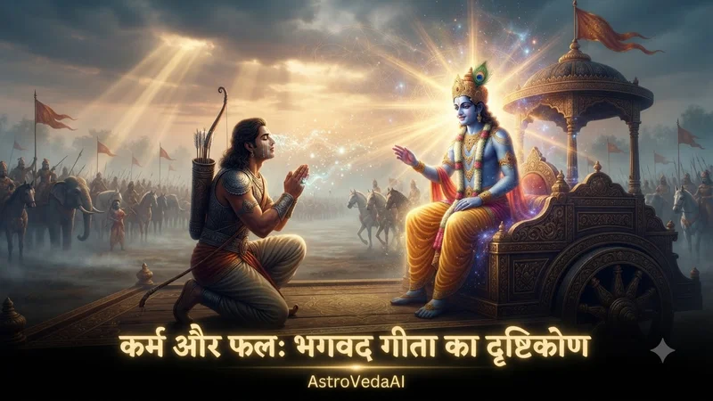 भगवद्गीता में कर्म और कर्मफल का आध्यात्मिक विज्ञान: कारण, कार्य और ईश्वरीय कृपा