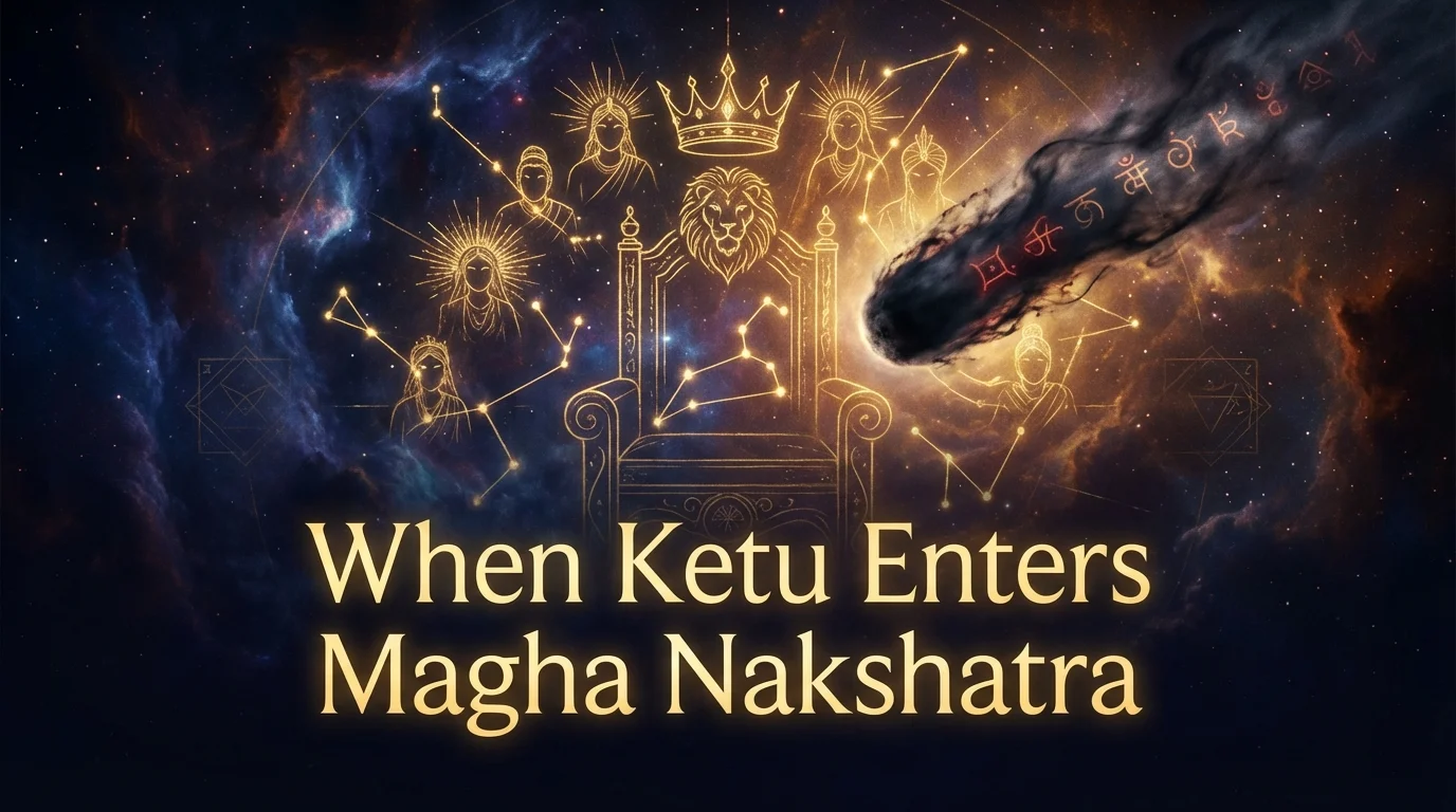 What Happens When Ketu Enters Magha Nakshatra? Deep Spiritual, Karmic & Real-Life Effects
