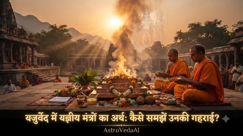 यजुर्वेद के याज्ञिक मंत्र: कर्मकांड का रहस्य, ध्वनि विज्ञान और ब्रह्मांडीय ऊर्जा